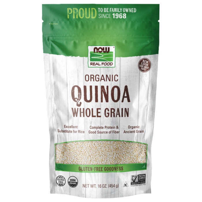 NOW Foods Quinoa Whole Grain, Organic - 16 oz.