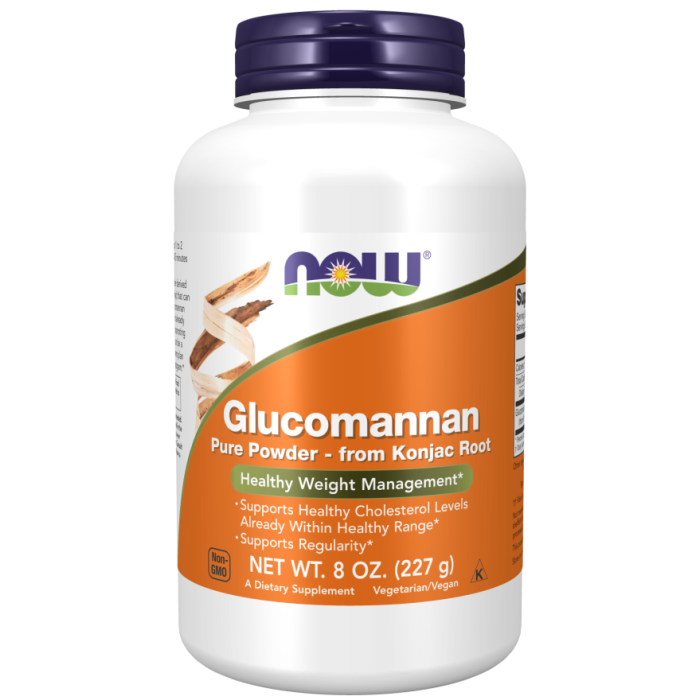 NOW Foods Glucomannan Pure Powder - 8 oz.