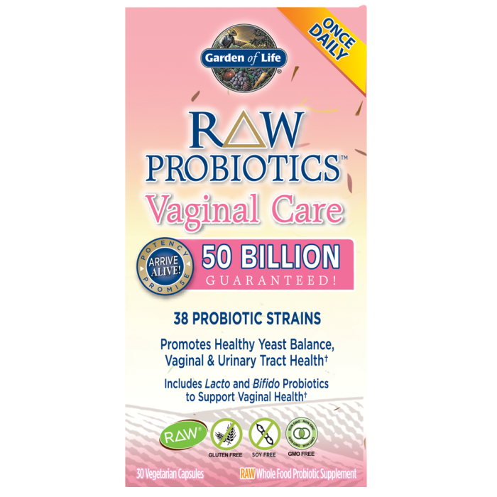 Garden of Life RAW Probiotics Vaginal Care, 30 Capsules