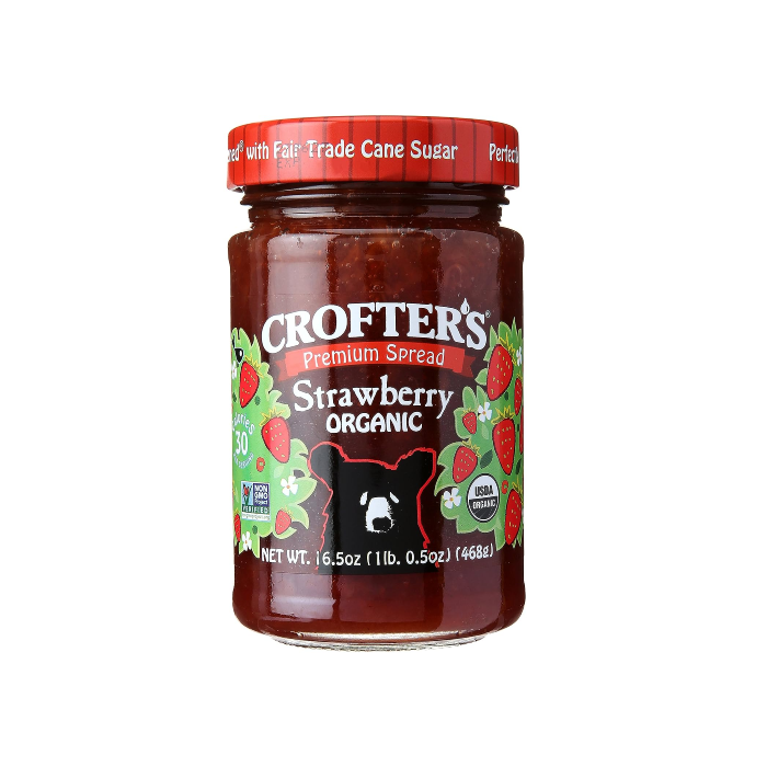 Crofter's Organic Premium Spread Strawberry - Front view