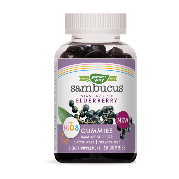 Nature's Way Sambucus Kids Immune Support Gummies, 60 Count