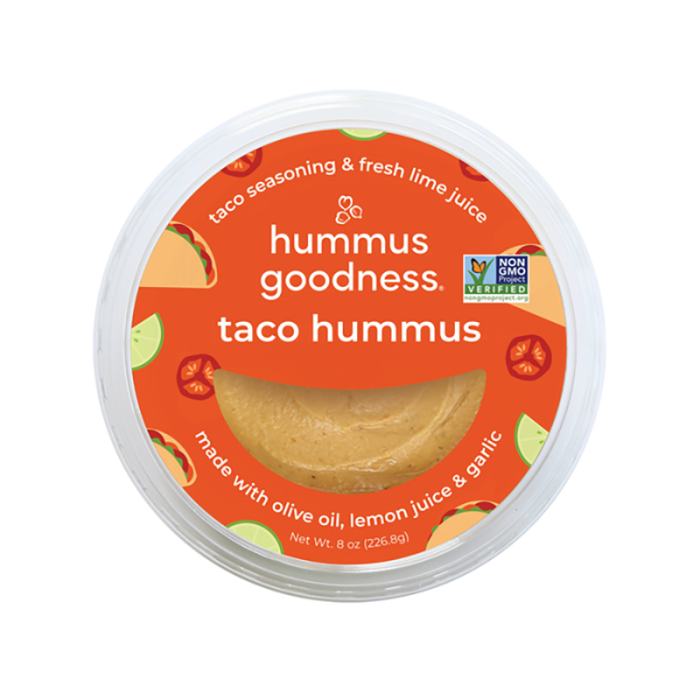 Hummus Goodness Hummus Taco - Front view