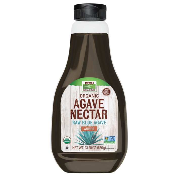 NOW Foods Agave Nectar, Amber & Organic - 23.28 oz.