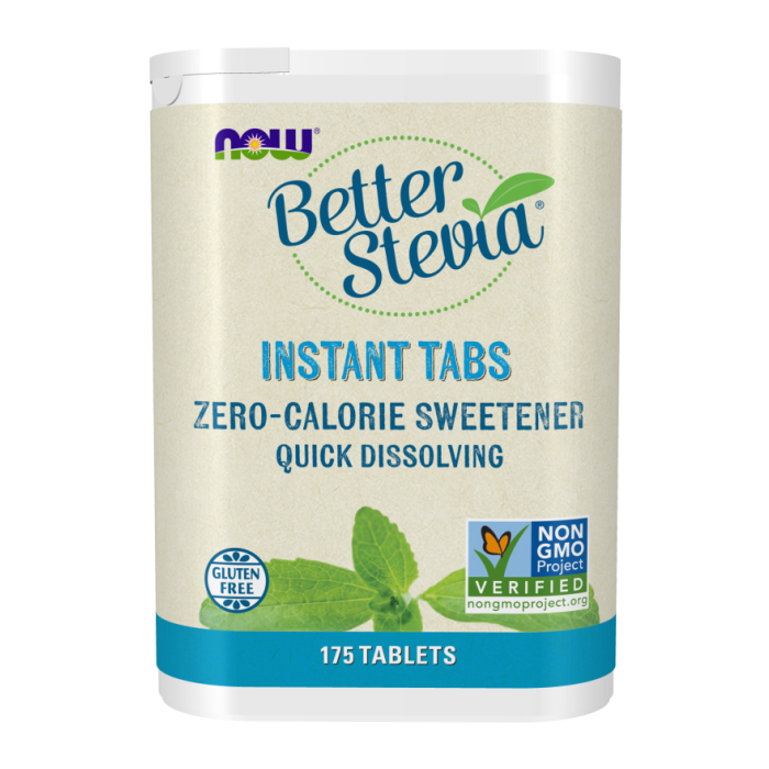 NOW Foods BetterStevia® Instant Tabs - 175 Tablets