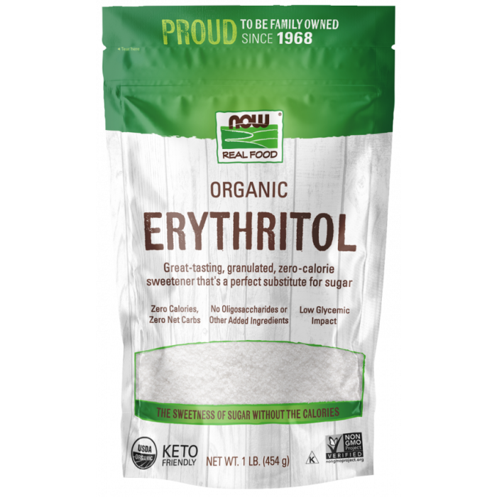 NOW Foods Erythritol, Organic - 1 lb.