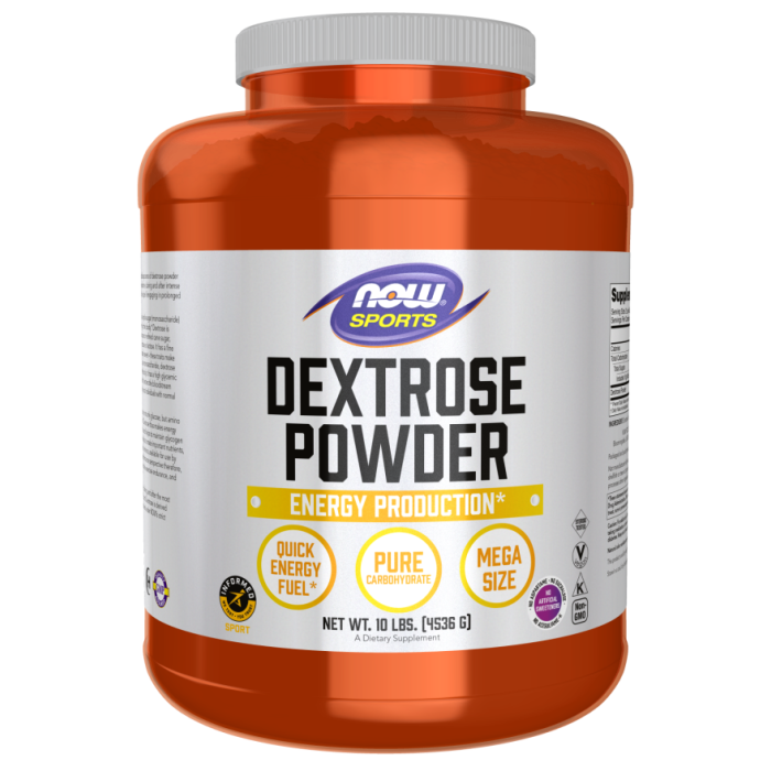 NOW Foods Dextrose Powder - 10 lbs.