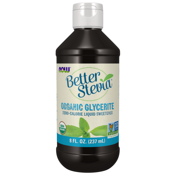 NOW Foods BetterStevia® Liquid, Organic Glycerite - 8 fl. oz.