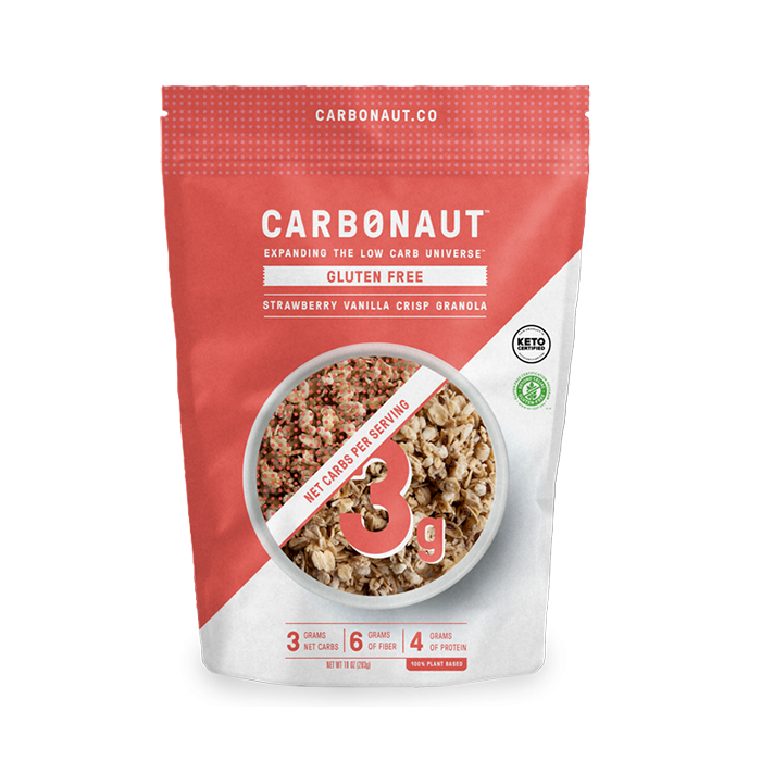 Carbonaut Crisp Granola Strawberry Vanilla - Front view