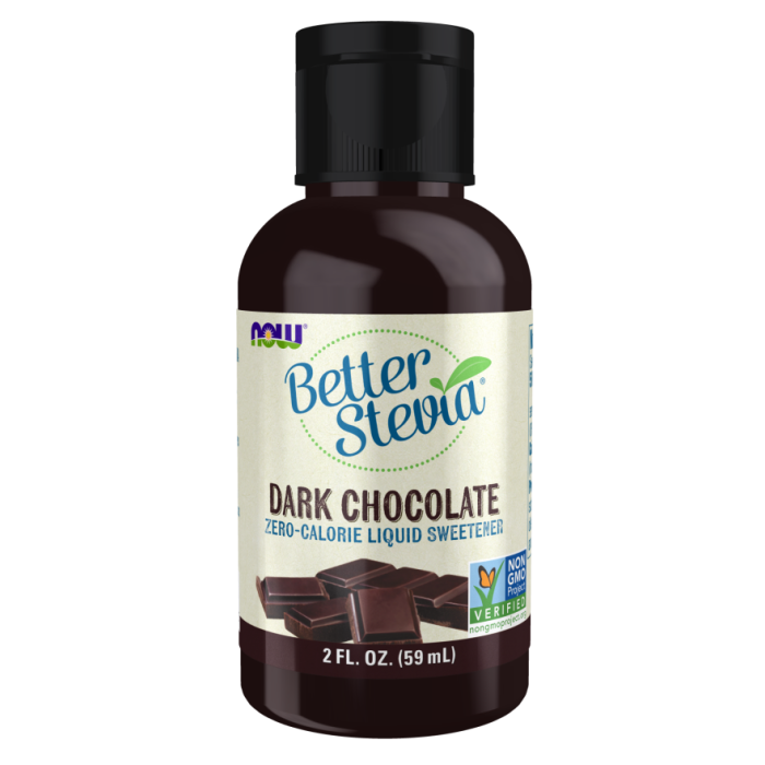 NOW Foods BetterStevia® Dark Chocolate - 2 fl. oz.