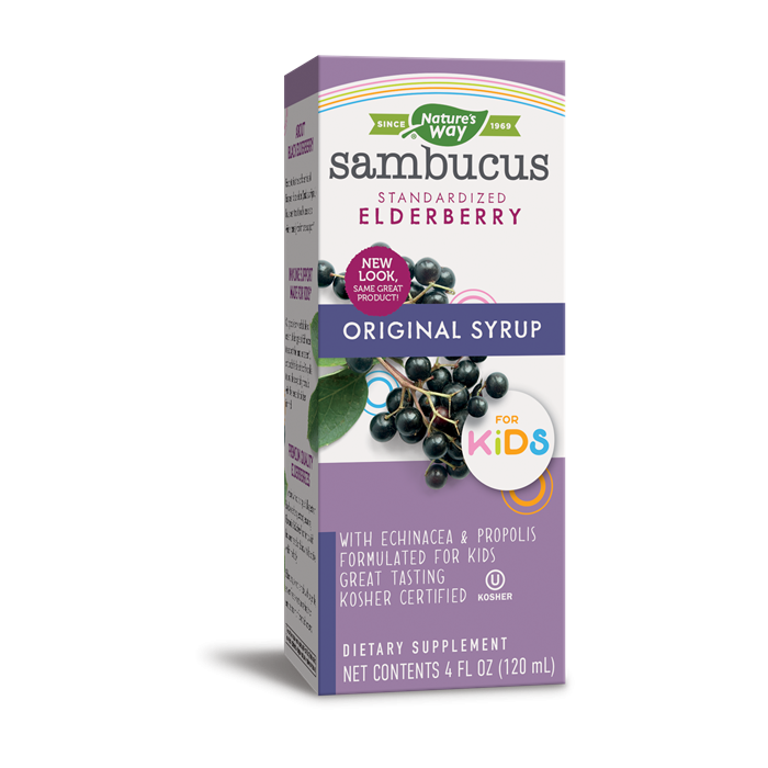 Nature's Way Sambucus for Kids Elderberry Syrup, 4 fl. oz.