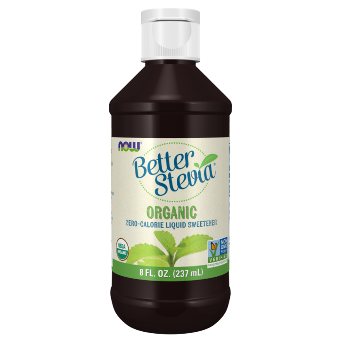 NOW Foods BetterStevia® Liquid, Organic - 8 fl. oz.