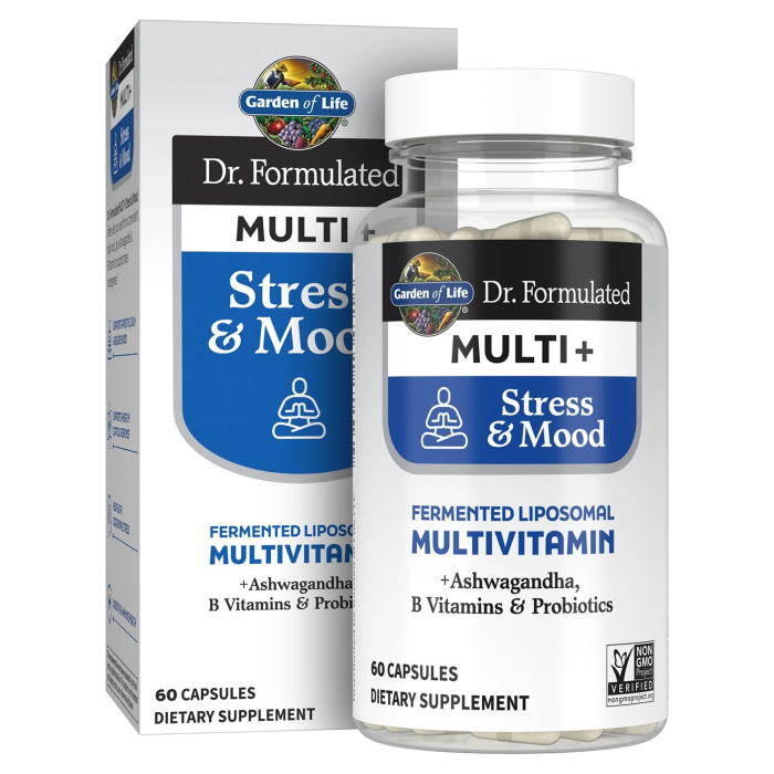 Garden of Life Dr. Formulated-Multi Plus-Stress & Mood - Front view