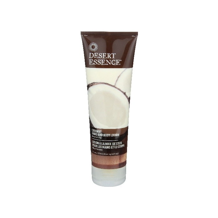 Desert Essence Coconut Hand and Body Lotion, 8 fl. oz.