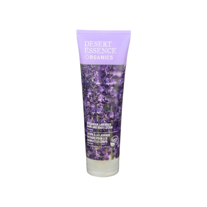 Desert Essence Organic Bulgarian Lavender Hand And Body Lotion, 8 fl.oz.