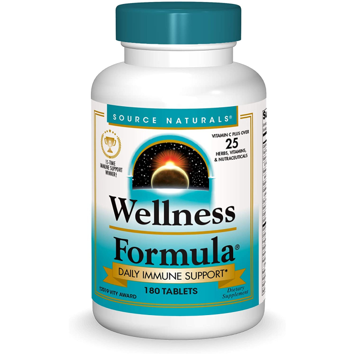 Source Naturals Wellness Formula, 180 Tablets