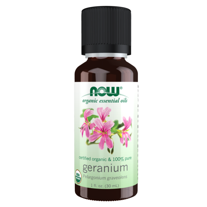 NOW Foods Geranium Oil, Organic - 1 fl. oz.