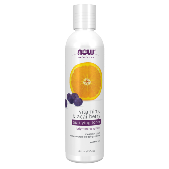 NOW Foods Vitamin C & Acai Berry Purifying Toner - 8 fl. oz.