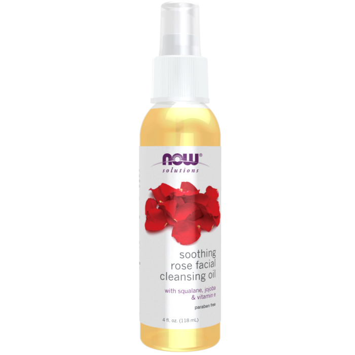 NOW Foods Soothing Rose Facial Cleansing Oil - 4 fl. oz.