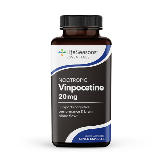 LifeSeasons Nootropic Vinpocetine 20 mg - Front view