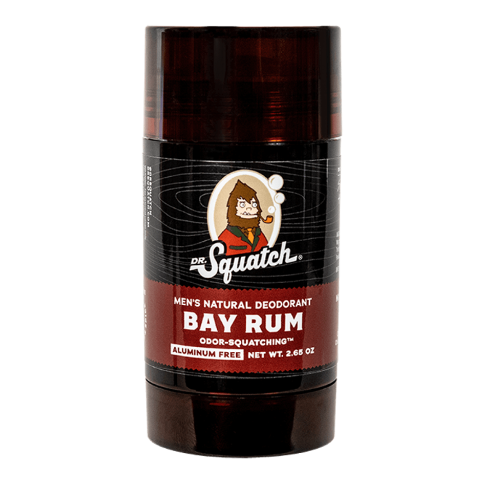 Dr. Squatch Bay Rum Deodorant Stick - Front view