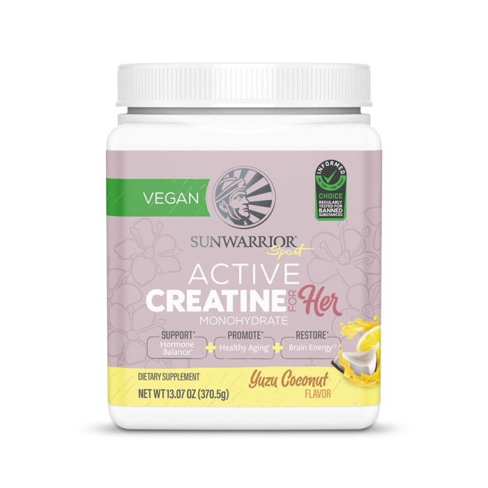 Sunwarrior Active Creatine for Her Yuzu Coconut Flavor - Front view