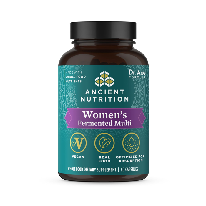 Ancient Nutrition Women's Fermented Multivitamin - Front view