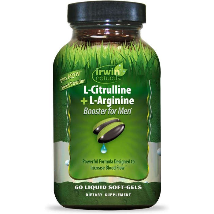 Irwin Naturals L-Citrulline + L-Arginine - Front view