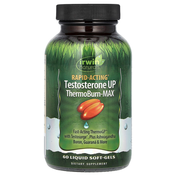 Irwin Naturals Rapid Acting Testosterone UP ThermoBurn-MAX - Front view