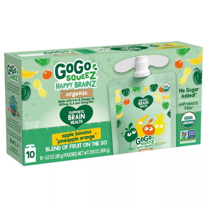 GoGo Squeez Happy BrainZ - Front view