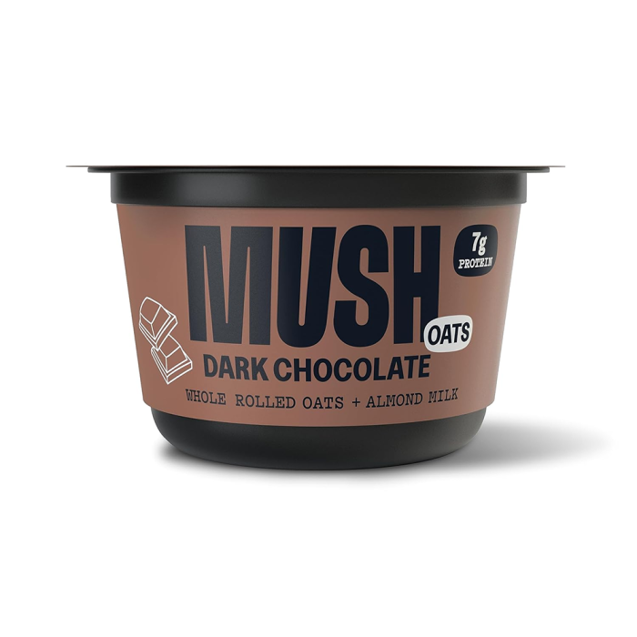 Mush Dark Chocolate Overnight Oats -  Front view