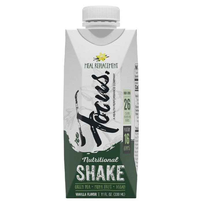 Refocus Nutritional Meal Replacement Vanilla Protein Shake - Front view