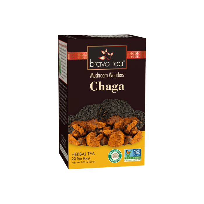 Bravo Tea Chaga - Front view