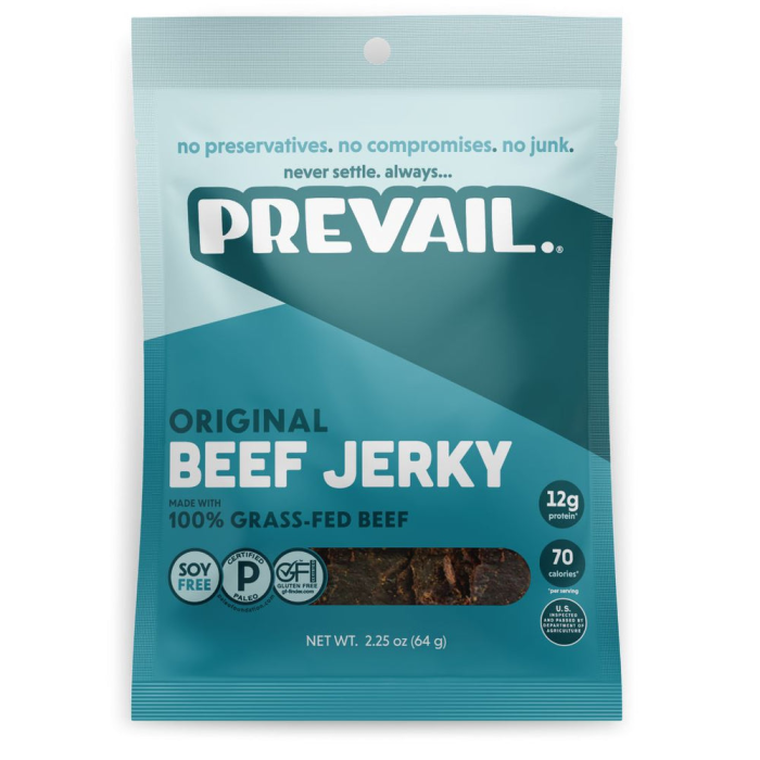 Prevail Original Beef Jerky - Front view