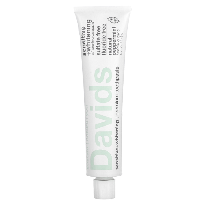 Davids Sensitive Whitening Toothpaste - Front view