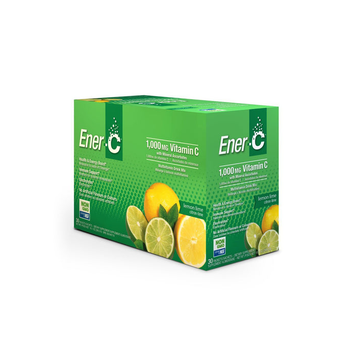 Ener-C Vitamin Lemon Lime Multivitamin Drink Mix - Front view