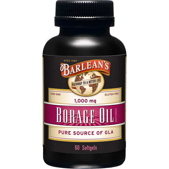 Barlean's Borage Oil, 60 sg. 