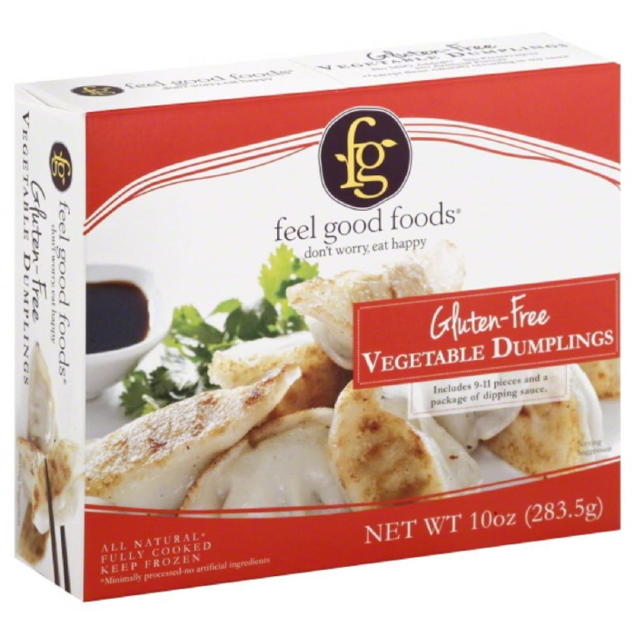 Feel Good Foods Gluten-free Vegetable Dumplings - Front view