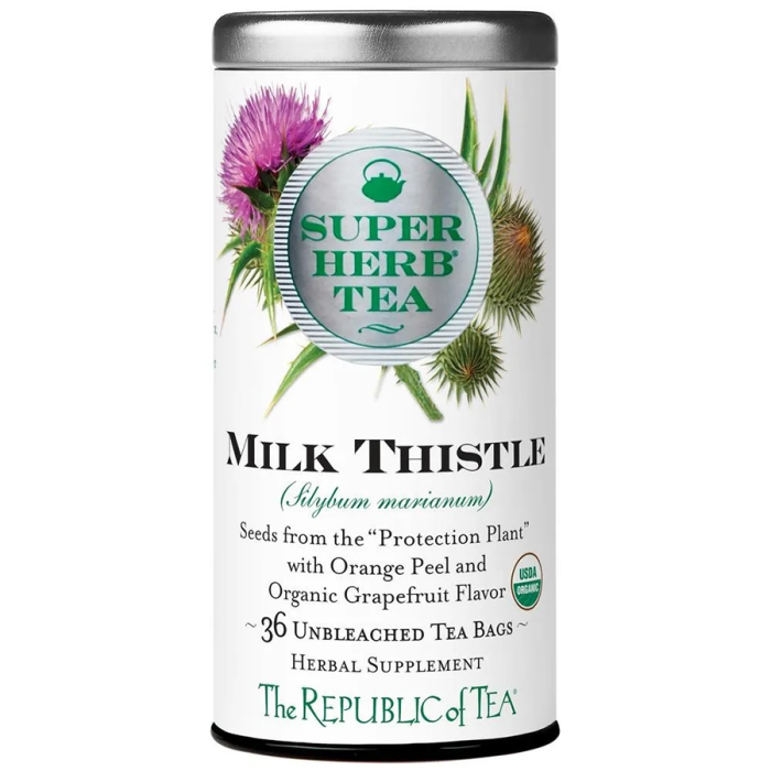 The Republic of Tea Organic Milk Thistle SuperHerb Tea - Front view