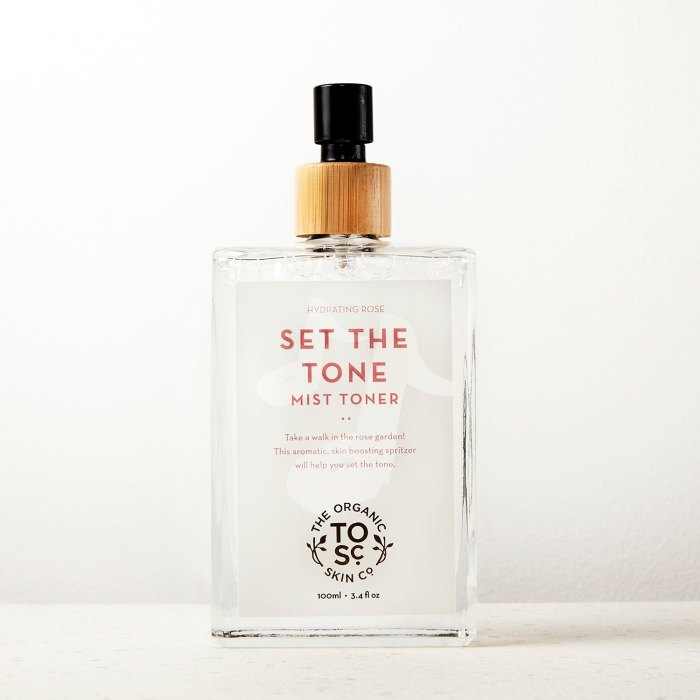 The Organic Skin Co Set Tone Hydrating Rose Mist Toner - Front view