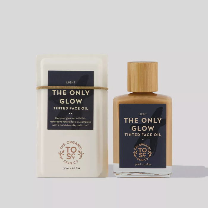 The Organic Skin Co The Only Glow Tinted Face Oil Light - Front view