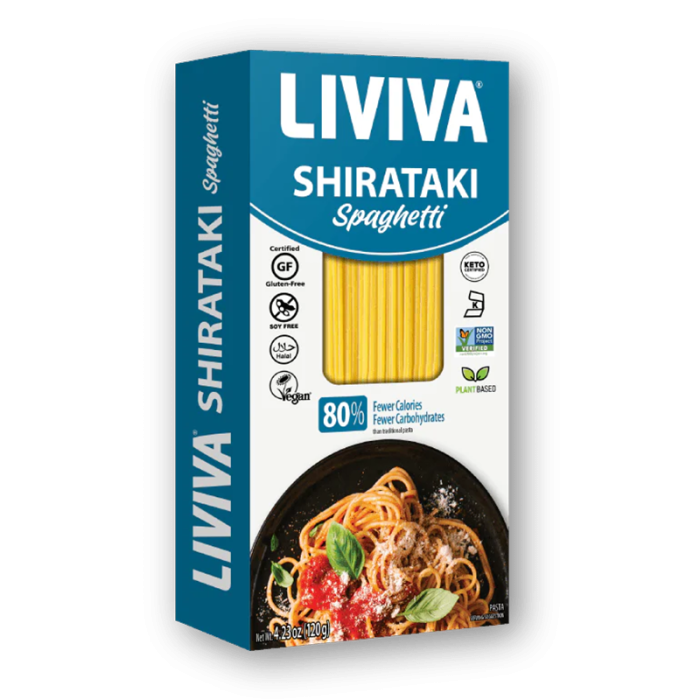 Liviva Dried Shirataki Spaghetti - Front view