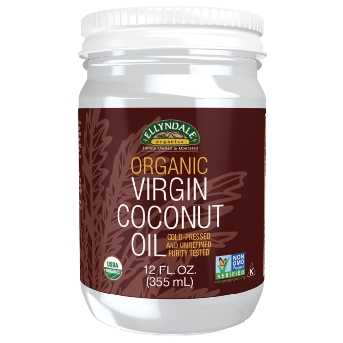 NOW Foods Virgin Coconut Oil in Glass Jar, Organic - 12 fl. oz.