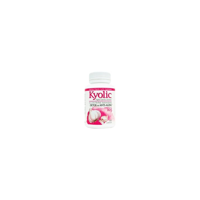 Kyolic Formula 105 Garlic With A,C,E & Selenium, 100 Capsules