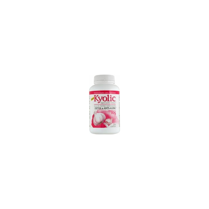 Kyolic Formula 105 Garlic With A,C,E & Selenium, 200 Capsules