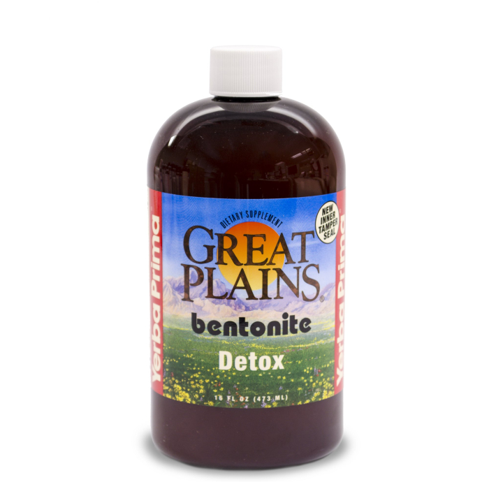 Yerba Prima Great Plains®, Bentonite Detox, 1 Pint