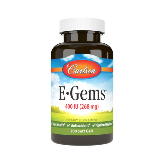 Carlson E Gems 400 IU, 200 softgels