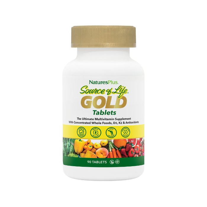 Nature's Plus Source of Life Gold Multivitamin and Minerals, 90 Tablets