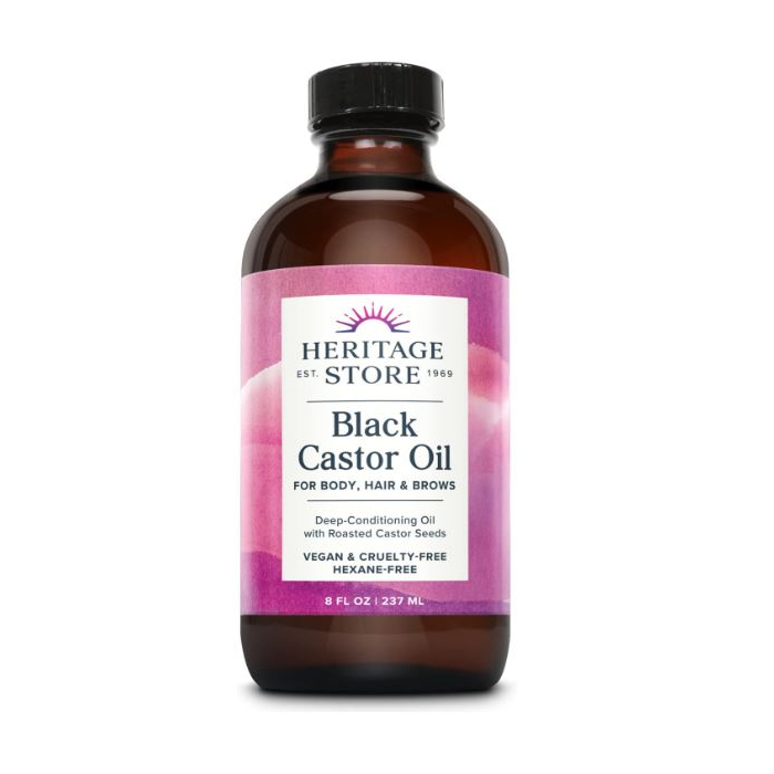 Heritage Black Castor Oil, 8 fl. oz.