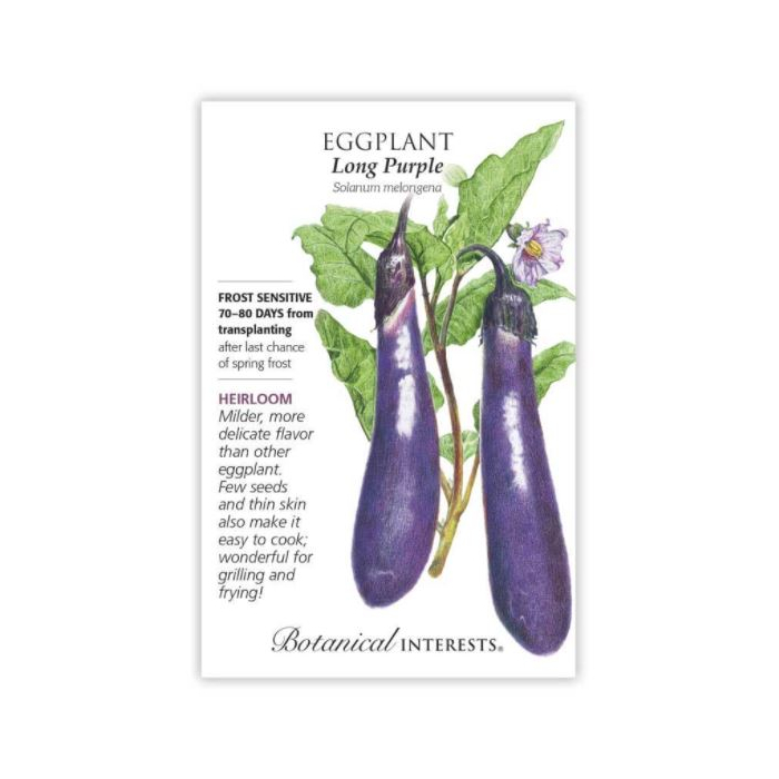 Botanical Interests Eggplant Long Purple - Main