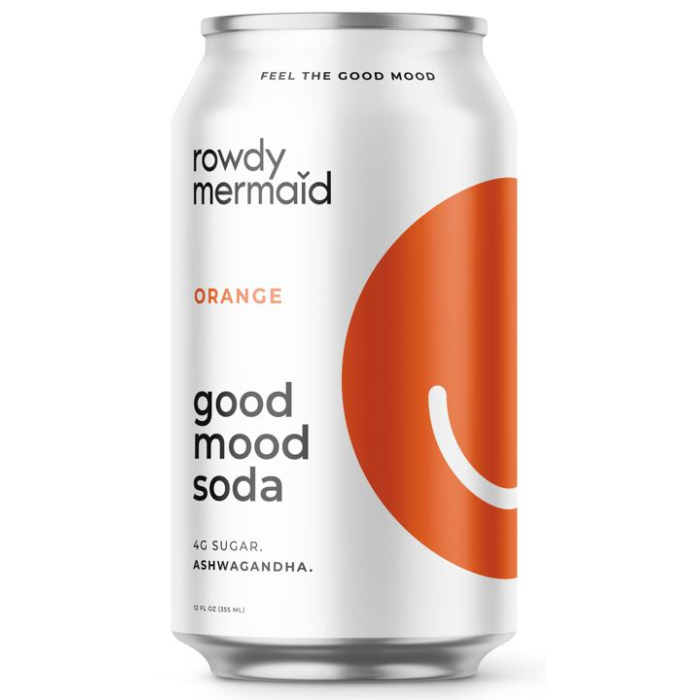 The Good Mood Soda Orange, 12 oz.